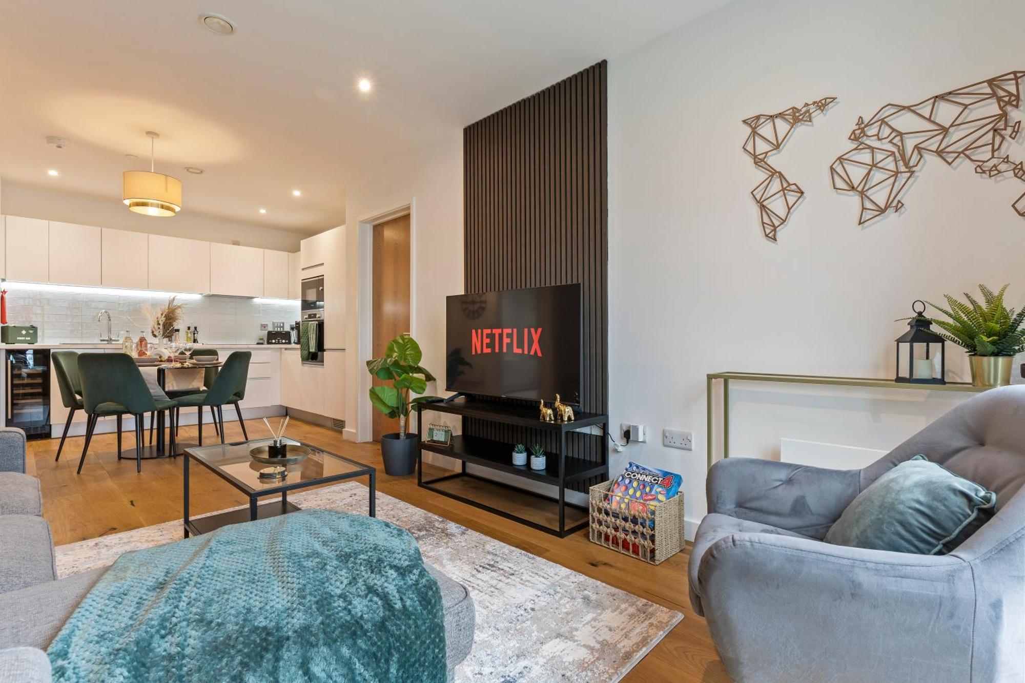 Shanti Suite - 2Bed 2Bath City Centre - Wifi - Netflix- Parking- Modern- Perfect For Family, Contractors, Leisure, Business By Shanti Nights Birmingham Kültér fotó